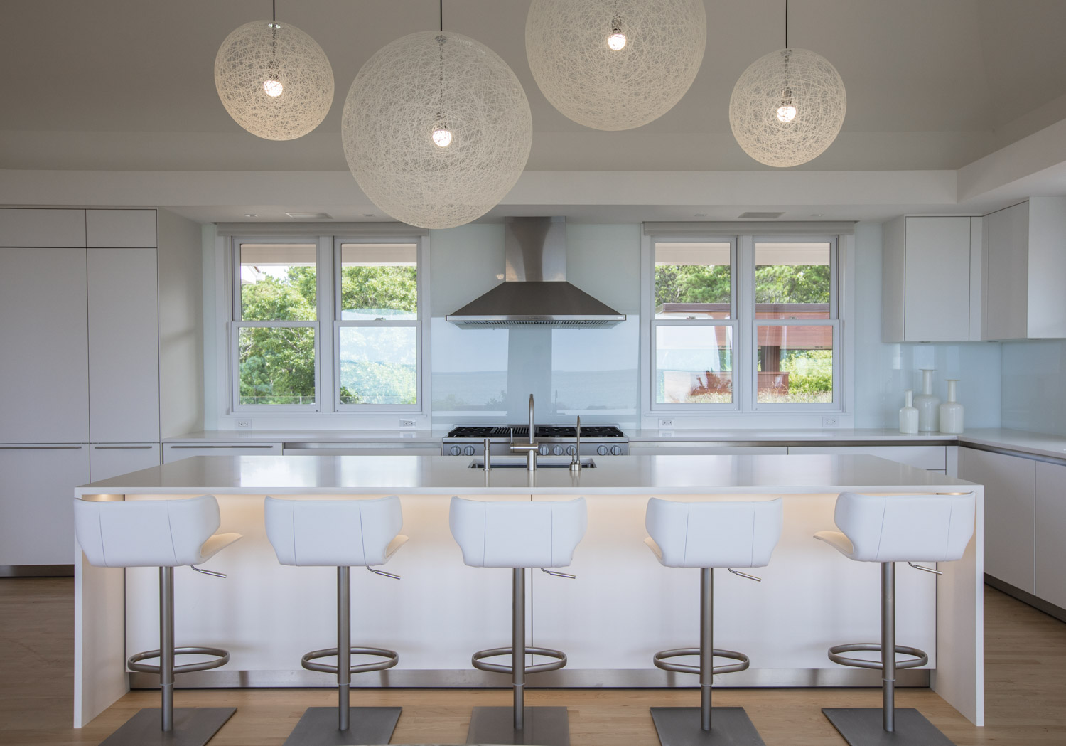 Photo of construction by Ronald Webb Builder.